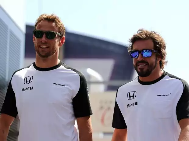 Titel-Bild zur News: Jenson Button, Fernando Alonso
