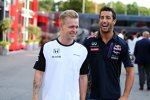 Kevin Magnussen und Daniel Ricciardo (Red Bull) 