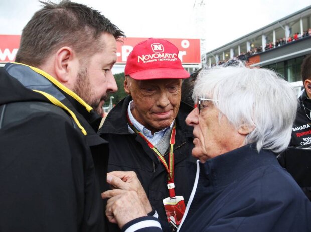 Niki Lauda, Bernie Ecclestone Niki Lauda, Bernie Ecclestone