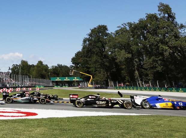 Titel-Bild zur News: Felipe Nasr, Nico Hülkenberg, Pastor Maldonado, Romain Grosjean