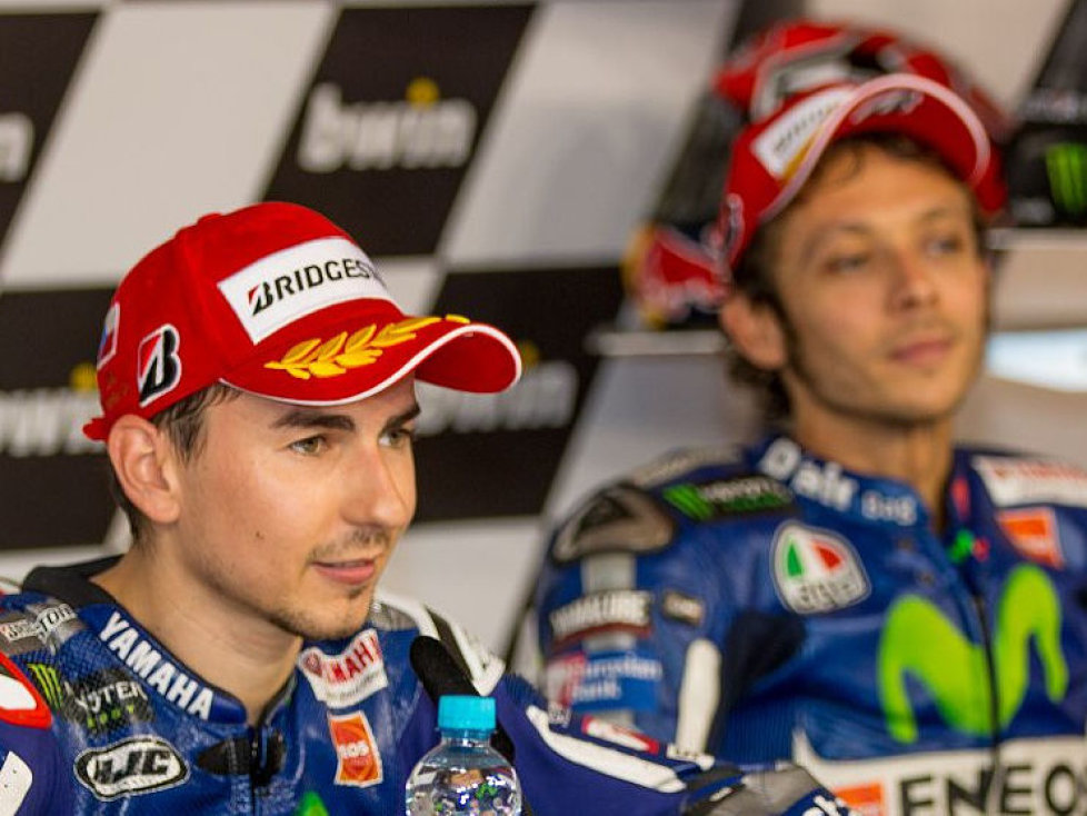 Jorge Lorenzo, Valentino Rossi