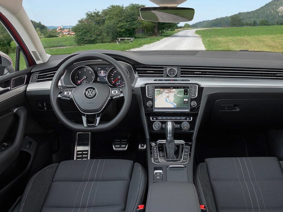 Innenraum des Volkswagen Passat Alltrack