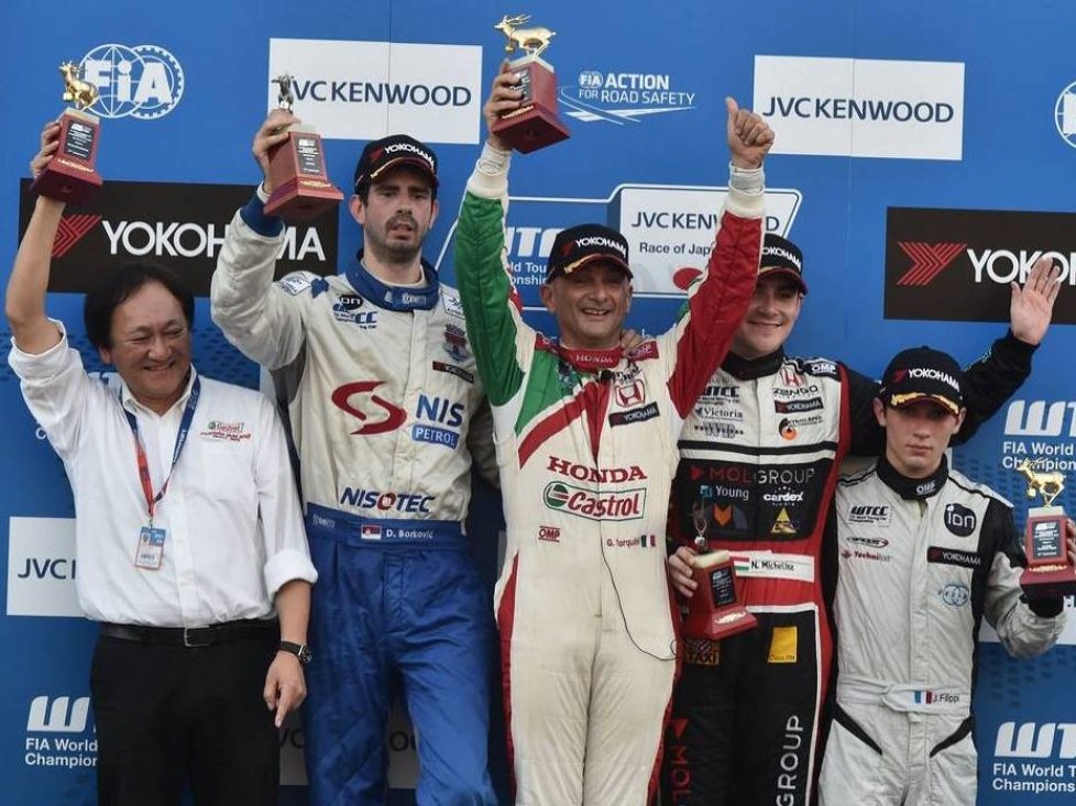 Gabriele Tarquini, Dusan Borkovic, Norbert Michelisz, John Filippi