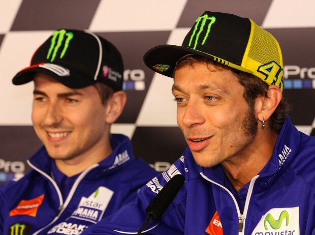 Jorge Lorenzo, Valentino Rossi