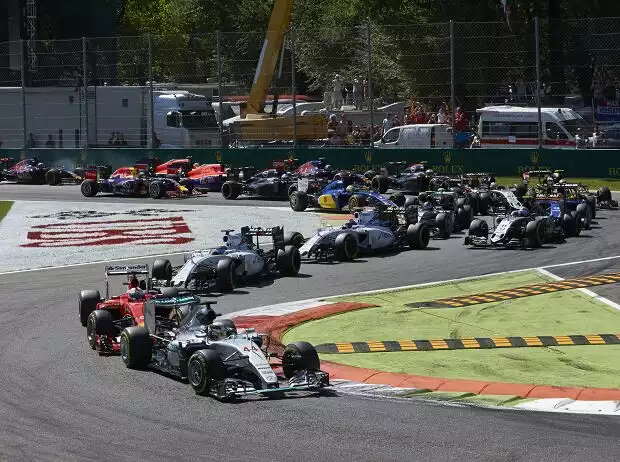 Start zum Grand Prix von Italien 2015 in Monza Titel-Bild zur News: Start zum Grand Prix von Italien 2015 in Monza