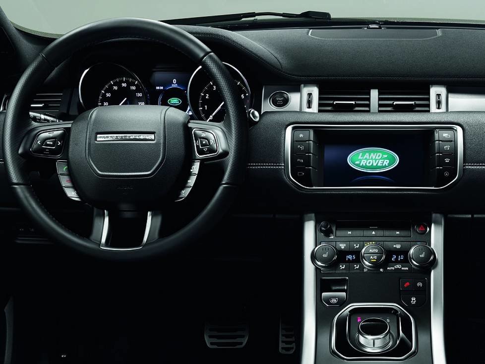 Cockpit des Range Rover Evoque