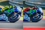 Fotovergleich Winglets bei Yamaha