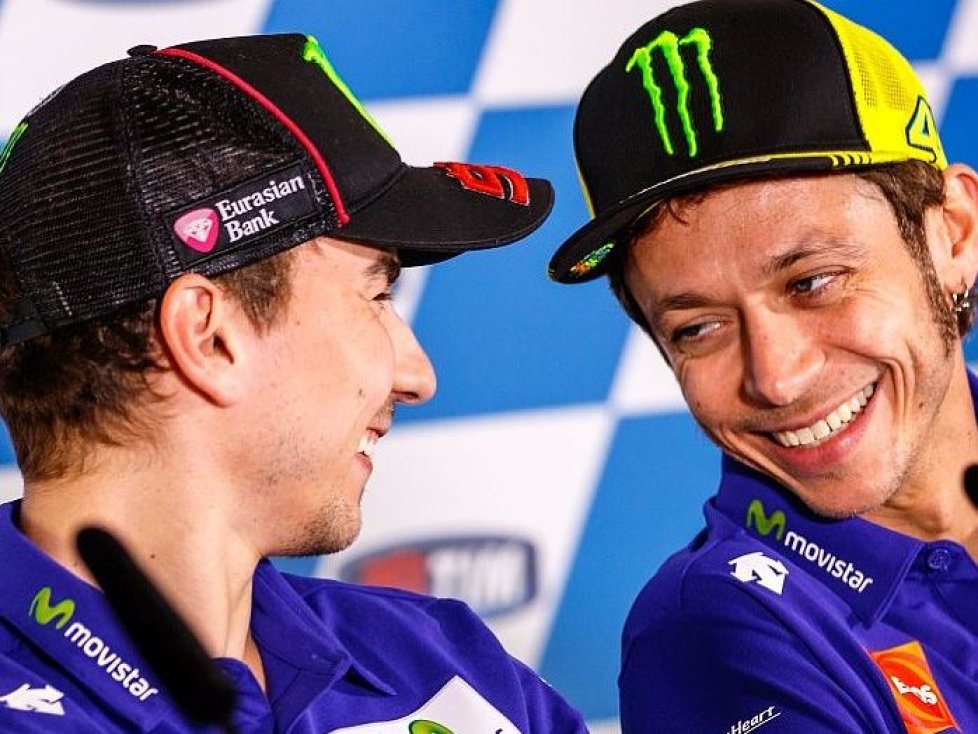 Jorge Lorenzo, Valentino Rossi