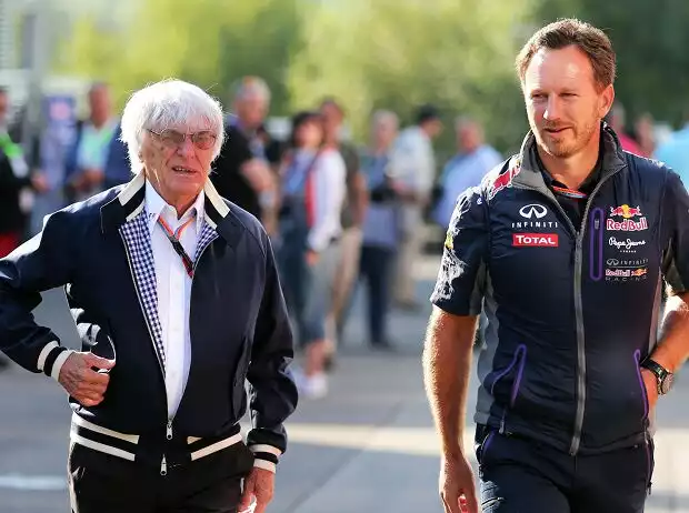 Titel-Bild zur News: Bernie Ecclestone, Christian Horner