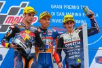 Miguel Oliveira, Enea Bastianini und Niccolo Antonelli 