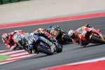 Valentino Rossi vor Daniel Pedrosa 