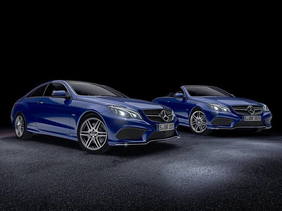 Mercedes-Benz E-Klasse Coupé Sport Edition und Cabrio Sport Edition