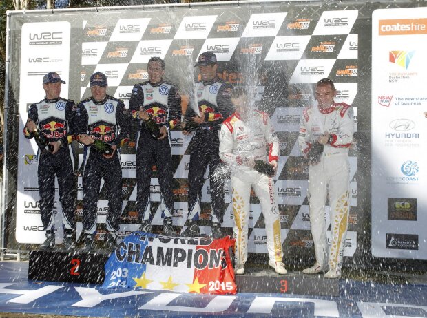 Sebastien Ogier, Julien Ingrassia, Jari-Matti Latvala, Kris Meeke, Paul Nagle