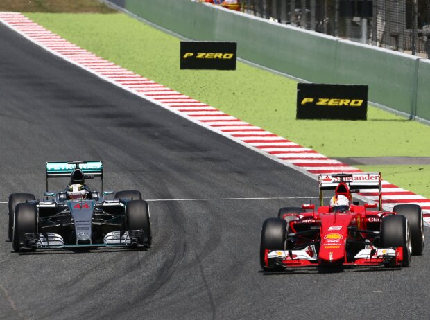 Sebastian Vettel, Lewis Hamilton