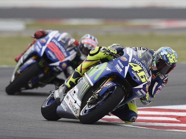 Jorge Lorenzo, Valentino Rossi