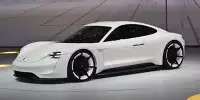 Bild zum Inhalt: Porsche Mission E: auf E-Mission auf der IAA 2015