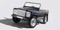 Bild zum Inhalt: Land Rover Defender als edles Tretauto