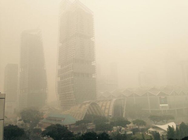 Titel-Bild zur News: Singapur im Smog