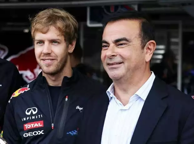 Sebastian Vettel, Carlos Ghosn Titel-Bild zur News: Sebastian Vettel, Carlos Ghosn