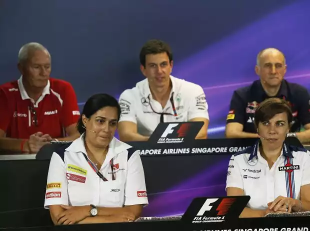 Titel-Bild zur News: Monisha Kaltenborn, John Booth, Toto Wolff, Claire Williams, Franz Tost