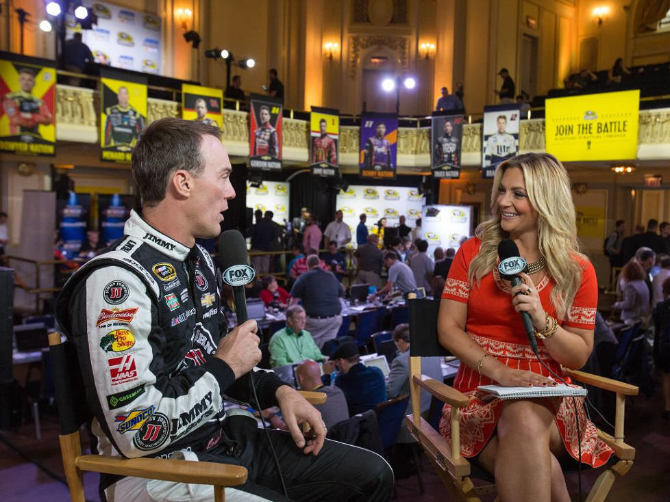 Chase-Media-Day: Kevin Harvick und Danielle Trotta von Fox