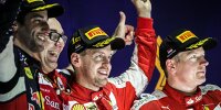 Bild zum Inhalt: Sebastian Vettel der König der Nacht: "Forza Ferrari!"