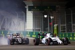 Felipe Massa (Williams) und Nico Hülkenberg (Force India) 