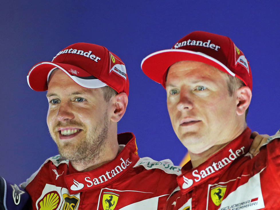 Sebastian Vettel, Kimi Räikkönen