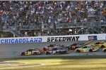 Restart mit Jeff Gordon (Hendrick) und Kurt Busch (Stewart/Haas) in Reihe eins