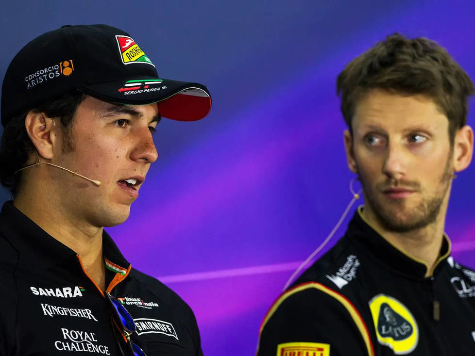 Sergio Perez, Romain Grosjean