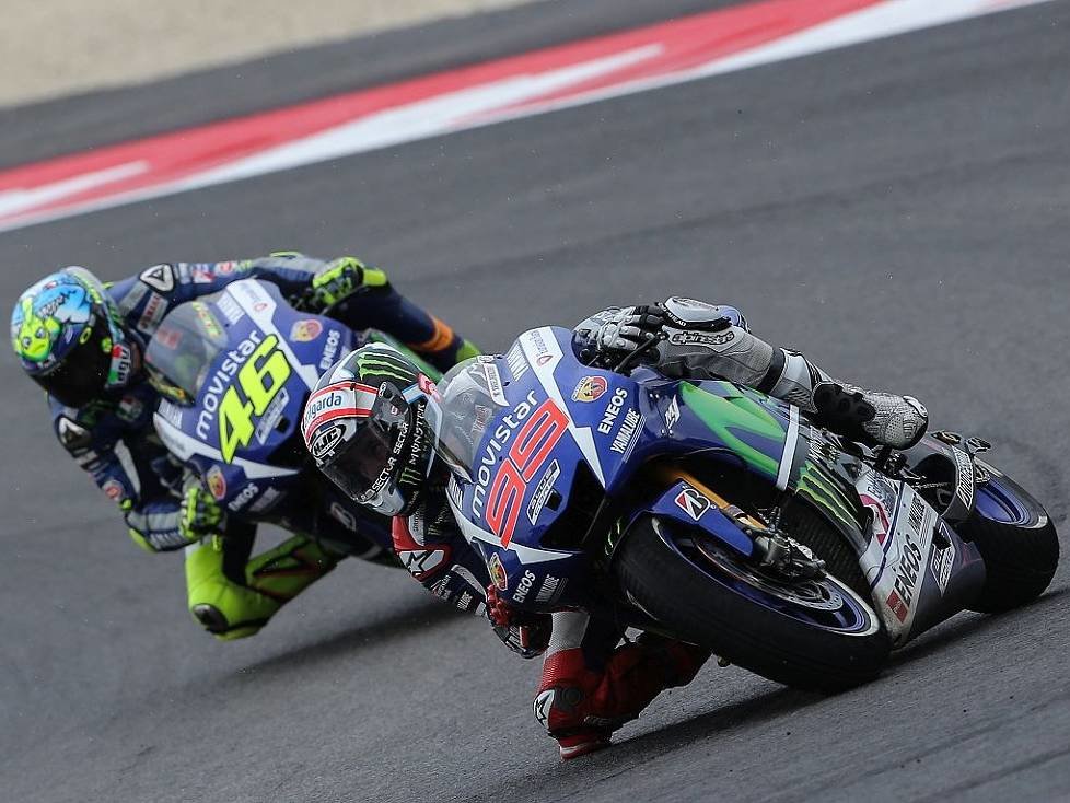 Jorge Lorenzo, Valentino Rossi