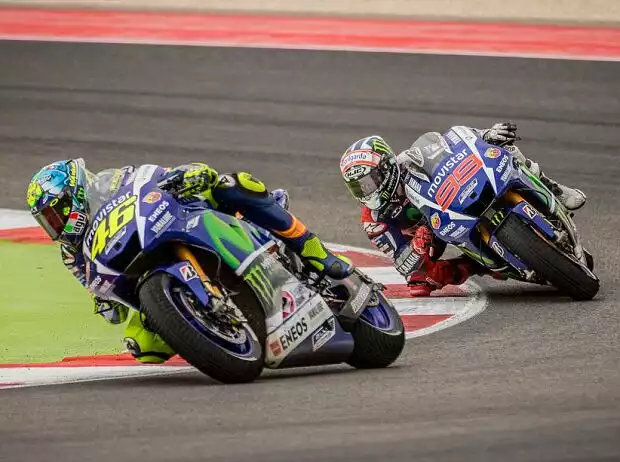 Valentino Rossi, Jorge Lorenzo Titel-Bild zur News: Valentino Rossi, Jorge Lorenzo