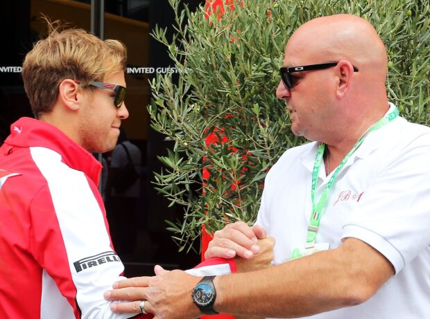 Titel-Bild zur News: Sebastian Vettel, Jules Bianchi