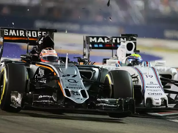 Titel-Bild zur News: Nico Hülkenberg, Felipe Massa