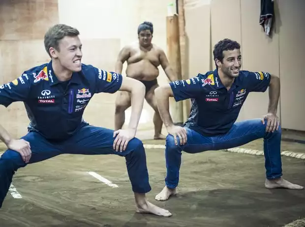 Daniel Ricciardo, Daniil Kwjat Titel-Bild zur News: Daniel Ricciardo, Daniil Kwjat