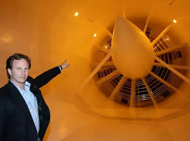 Christian Horner, Windkanal Titel-Bild zur News: Christian Horner, Windkanal