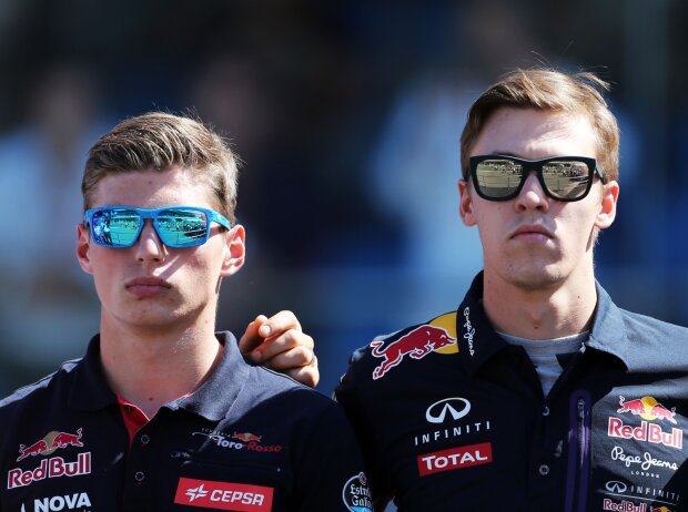 Max Verstappen, Daniil Kwjat, Justin Wilson Max Verstappen, Daniil Kwjat, Justin Wilson