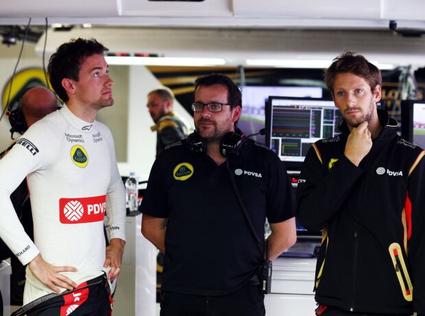 Titel-Bild zur News: Jolyon Palmer, Romain Grosjean