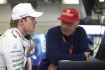 Nico Rosberg (Mercedes) und Niki Lauda 