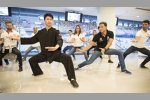 Die WTCC-Piloten beim Kung-Fu-Training