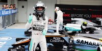 Bild zum Inhalt: Rosberg strahlt auf Pole, Hamilton hadert: "War bereits vorn"