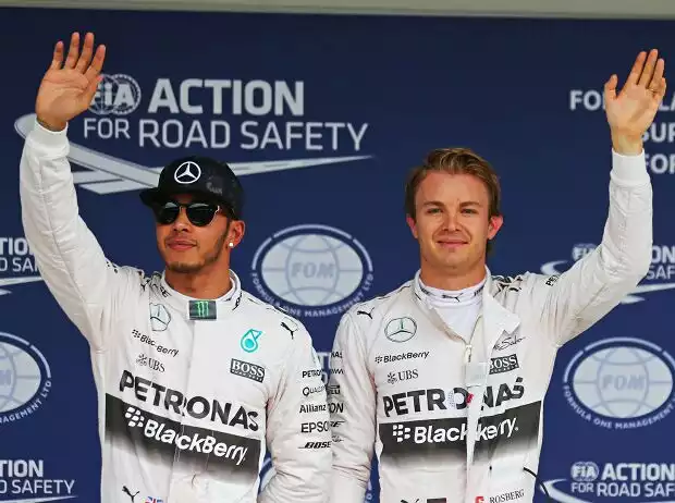 Titel-Bild zur News: Lewis Hamilton, Nico Rosberg