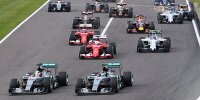 Bild zum Inhalt: Formel 1 Japan 2015: Hamilton siegt vor Teamkollege Rosberg