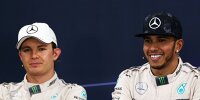 Bild zum Inhalt: Nach Startsituation: Rosberg verstimmt, Hamilton uneinsichtig