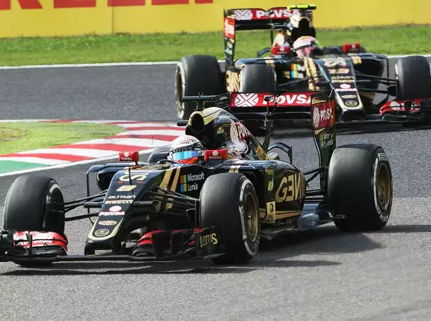 Romain Grosjean, Pastor Maldonado Titel-Bild zur News: Romain Grosjean, Pastor Maldonado