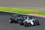 Valtteri Bottas (Williams) und Nico Rosberg (Mercedes) 