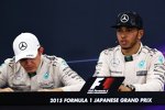 Nico Rosberg (Mercedes) und Lewis Hamilton (Mercedes) 