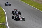 Fernando Alonso (McLaren) und Carlos Sainz (Toro Rosso) 