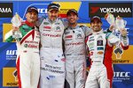 Gabriele Tarquini, Yvan Muller (Citroen), Jose-Maria Lopez und Mehdi Bennani (SLR-Citroen) 