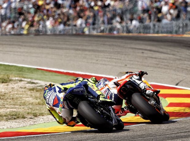 Daniel Pedrosa, Valentino Rossi